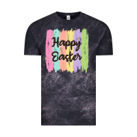 Cloud Black happy easter Vintage Tee - MaliasSmallBusiness