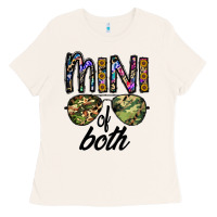 Bone mini of both Ladies Tee - CowhideDigitalArt
