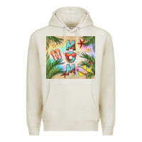 Oatmeal Heather summer mom Premium Hoodie - TumblerDesignByShophia