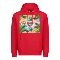 Red summer mom Premium Hoodie - TumblerDesignByShophia