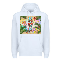 White summer mom Premium Hoodie - TumblerDesignByShophia