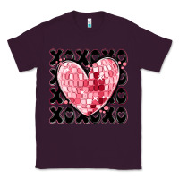 Plum xoxo heart valentine's day Classic Tee - MaliasSmallBusiness
