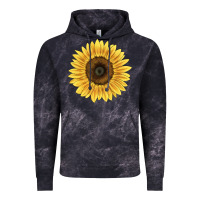 Cloud Black giganteus sunflower Vintage Hoodie - LillyAllenDesigns