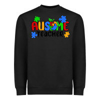 Black ausome teacher Heavyweight Sweatshirt - MaliasSmallBusiness