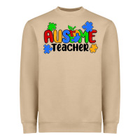Mushroom ausome teacher Heavyweight Sweatshirt - MaliasSmallBusiness