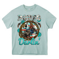 Arona western rodeo darlin' bullfighter serape cowhide turquoise gemstones Heavy Core Tee - BarkalooDesign