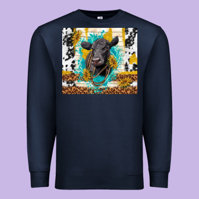 Black Angus Premium Sweatshirt Designed By Tumblerdesignbyshophia
