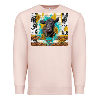 Pale Pink black angus Premium Sweatshirt - TumblerDesignByShophia