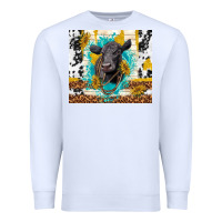 White black angus Premium Sweatshirt - TumblerDesignByShophia