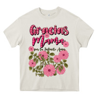 Cream gracias mama por tu infinito amor Heavy Core Tee - JahusDesignShop
