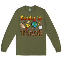 Army Green ready to teach Long Sleeve Tee - NancyCooperArtShop