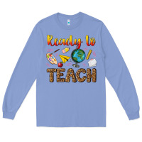 Colony Blue ready to teach Long Sleeve Tee - NancyCooperArtShop