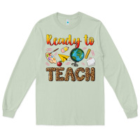 Matcha ready to teach Long Sleeve Tee - NancyCooperArtShop