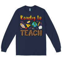 Navy ready to teach Long Sleeve Tee - NancyCooperArtShop