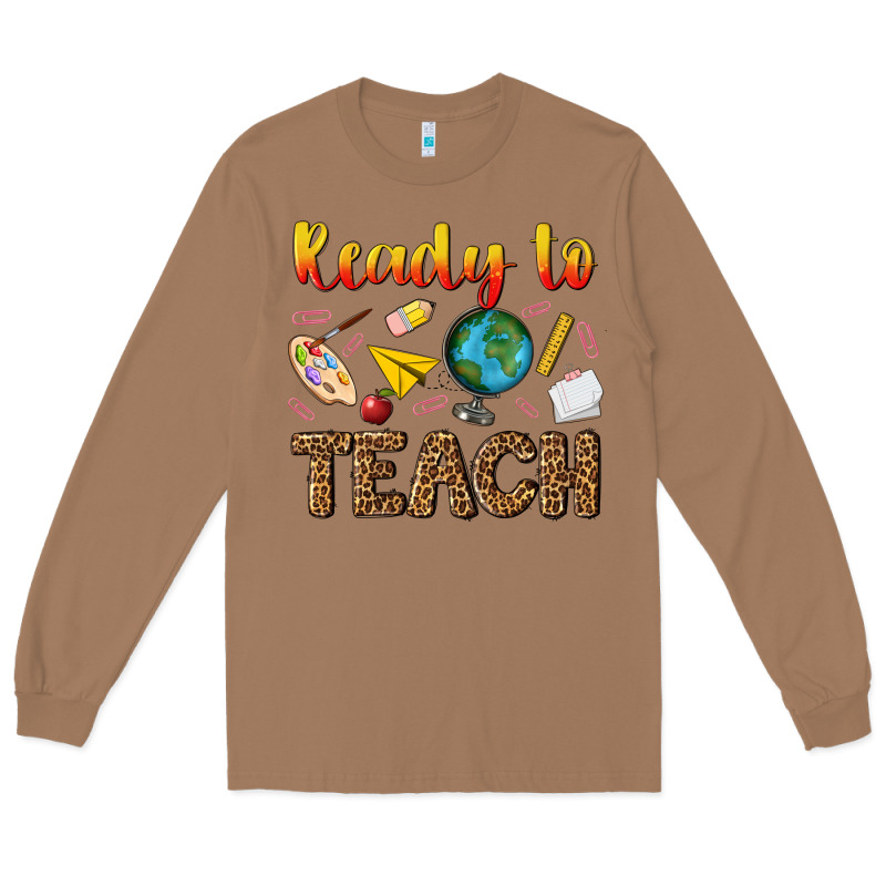 Ready To Teach Long Sleeve Tee by NancyCooperArtShop | Teevron
