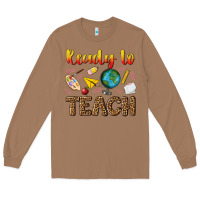 Toasted Coconut ready to teach Long Sleeve Tee - NancyCooperArtShop