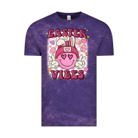Cloud Purple Easter vibes Vintage Tee - MaliasSmallBusiness