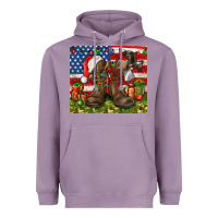 Lavender Army Veteran Boots Christmas Tumbler 4th of july Heavyweight Hoodie - HowdyJamesFarm