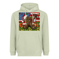 Matcha Army Veteran Boots Christmas Tumbler 4th of july Heavyweight Hoodie - HowdyJamesFarm