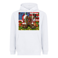 White Army Veteran Boots Christmas Tumbler 4th of july Heavyweight Hoodie - HowdyJamesFarm
