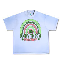 Grape Ice lucky to be a teacher Urban Heavy Tee - MaliasSmallBusiness
