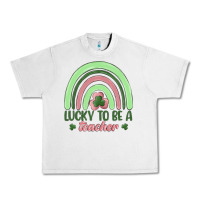 Lunar Rock lucky to be a teacher Urban Heavy Tee - MaliasSmallBusiness
