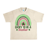 Sandshell lucky to be a teacher Urban Heavy Tee - MaliasSmallBusiness
