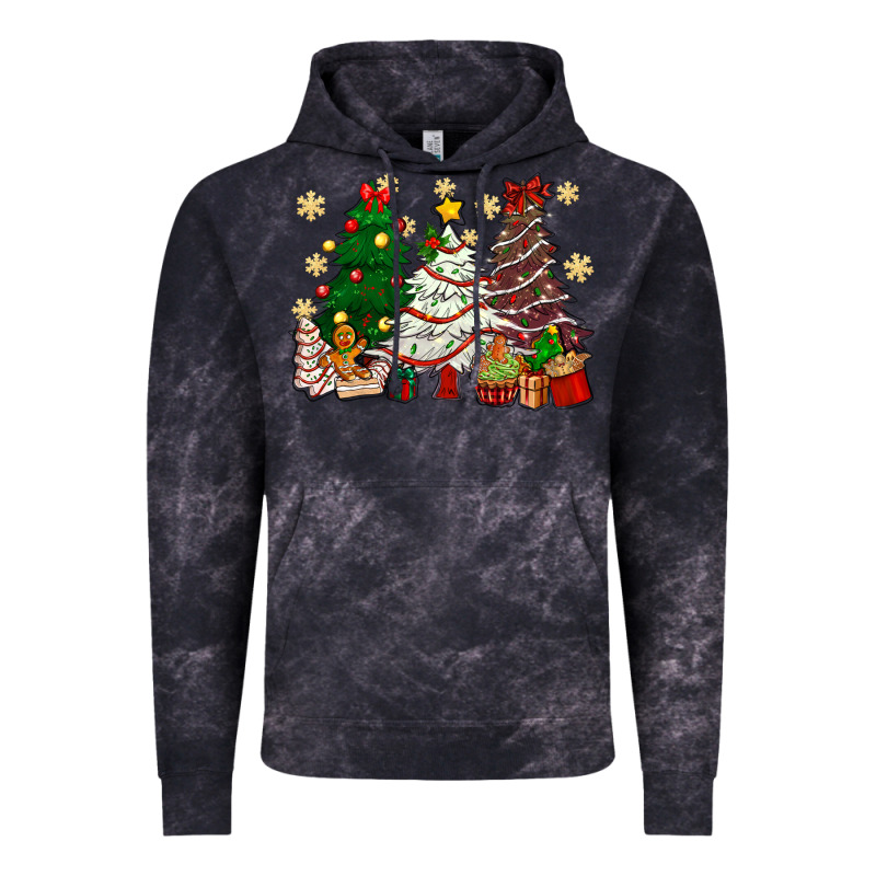 Cake Christmas Trees Vintage Hoodie by NancyCooperArtShop | Teevron