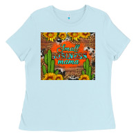 Baby Blue small business mama Ladies Tee - HRA Design Shop