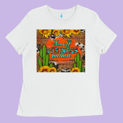 Small Business Mama Ladies Tee Designed By Hra Design Shop