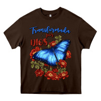 Chocolate Brown transformada por dios Heavy Core Tee - JahusDesignShop