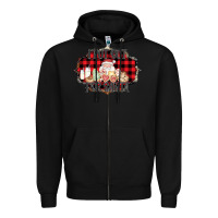 Black I put out for Santa Zipper Hoodie - Bettercallsaul