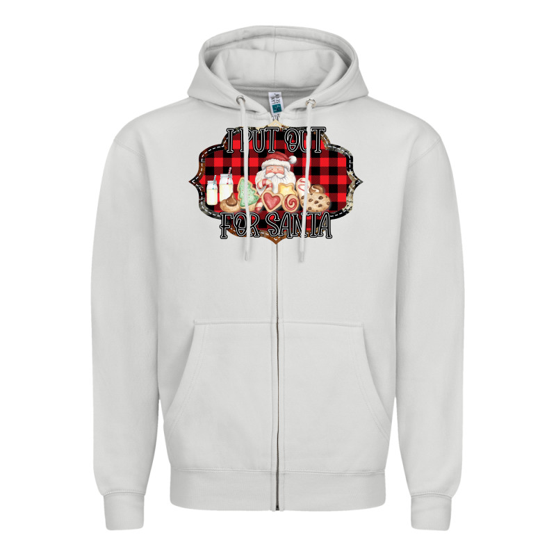 I Put Out For Santa Zipper Hoodie by Bettercallsaul | Teevron