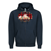 Navy I put out for Santa Zipper Hoodie - Bettercallsaul