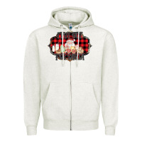 Oatmeal Heather I put out for Santa Zipper Hoodie - Bettercallsaul