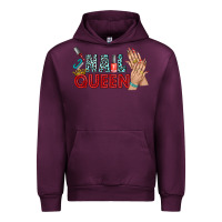 Mauve Wine nail queen bbs Urban Hoodie - BundleAndBundleShop