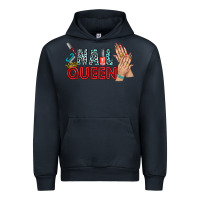 Navy nail queen bbs Urban Hoodie - BundleAndBundleShop