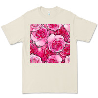 Bone valentines day all dress up roses seamless pattern Premium Tee - BundleAndBundleShop