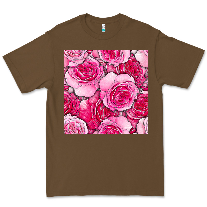 Valentines Day All Dress Up Roses Seamless Pattern Premium Tee by BundleAndBundleShop | Teevron