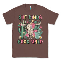 Chestnut she kinda buck wild Classic Tee - MaliasSmallBusiness
