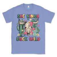 Colony Blue she kinda buck wild Classic Tee - MaliasSmallBusiness