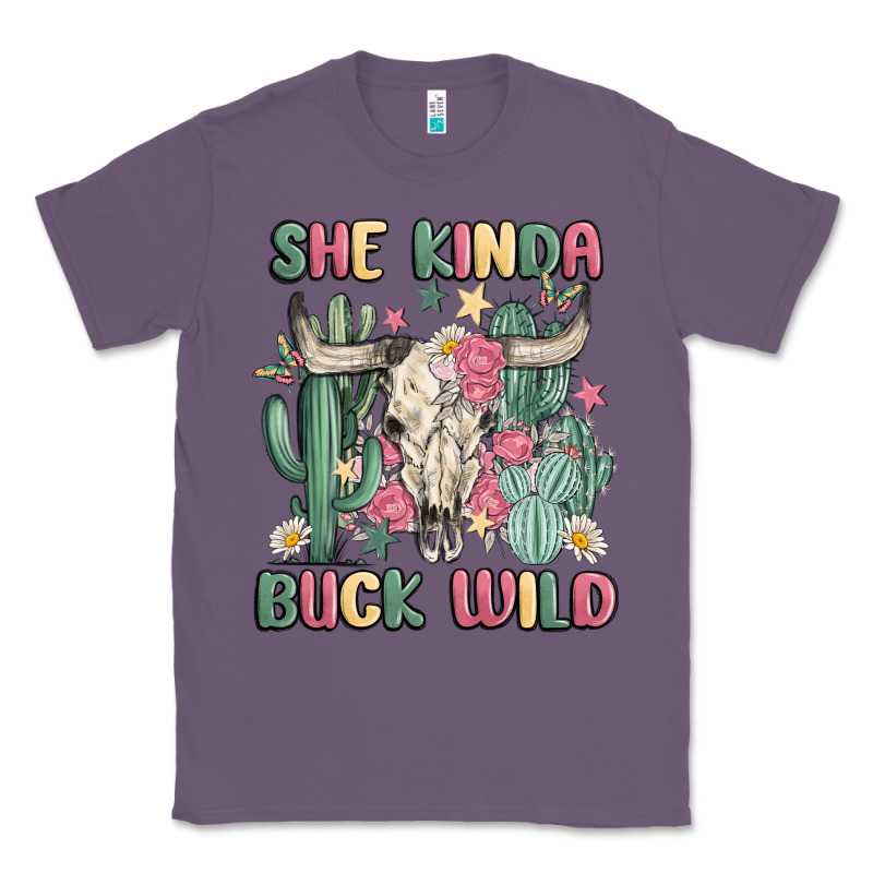 She Kinda Buck Wild Classic Tee by MaliasSmallBusiness | Teevron