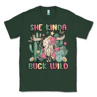 Sports Green she kinda buck wild Classic Tee - MaliasSmallBusiness