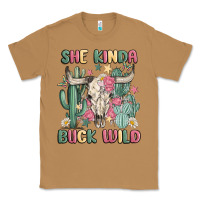 Toasted Coconut she kinda buck wild Classic Tee - MaliasSmallBusiness