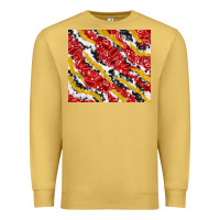Antique Gold bandana and cowhide pattern Premium Sweatshirt - TumblerDesignByShophia