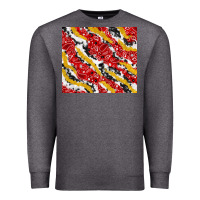 Charcoal Heather bandana and cowhide pattern Premium Sweatshirt - TumblerDesignByShophia