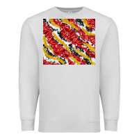 Dove Grey bandana and cowhide pattern Premium Sweatshirt - TumblerDesignByShophia
