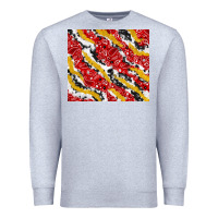 Heather Grey bandana and cowhide pattern Premium Sweatshirt - TumblerDesignByShophia