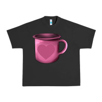 Pigment Black Valentine's Day heart mug Urban Heavy Tee - AdoDesignShop