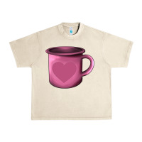 Sandshell Valentine's Day heart mug Urban Heavy Tee - AdoDesignShop